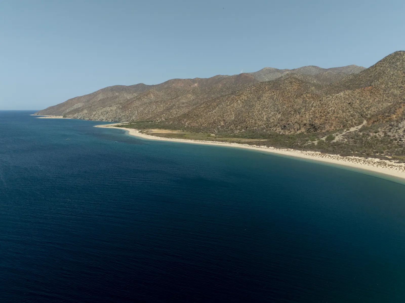 Fotografía aérea de Isla Cerralvo